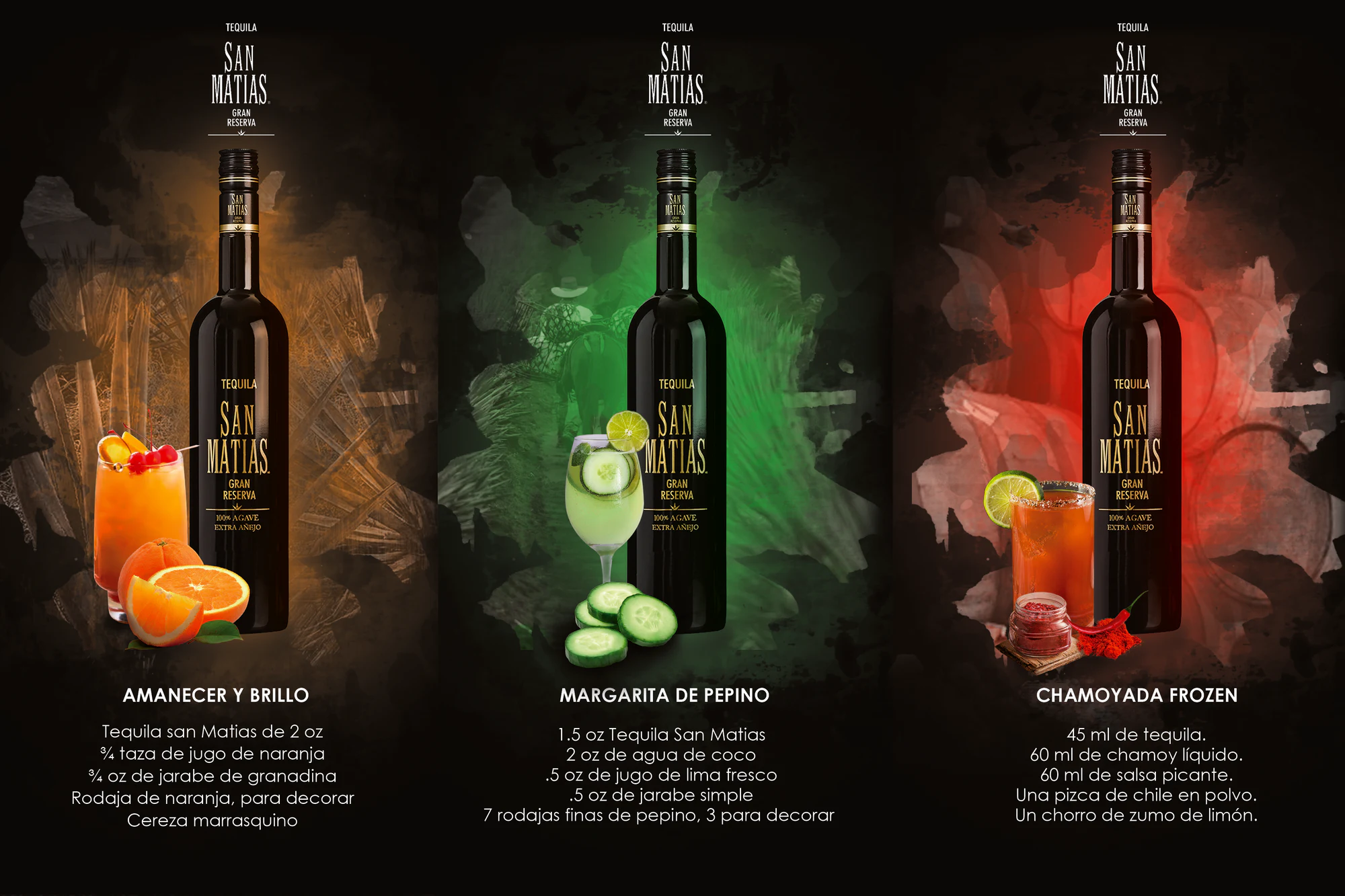 Cocktail campaign for Casa San Matías
