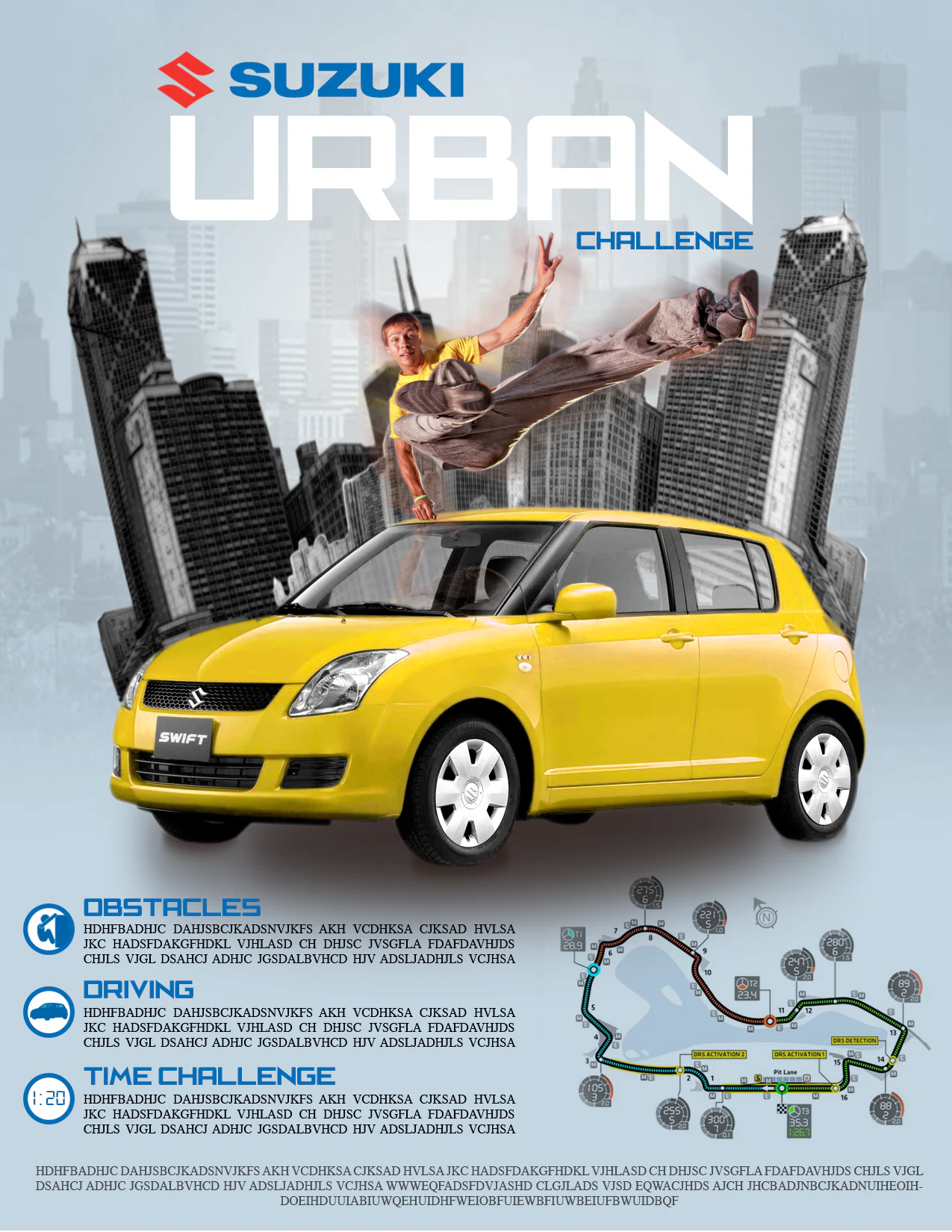 Suzuki Urban Challenge promotional poster